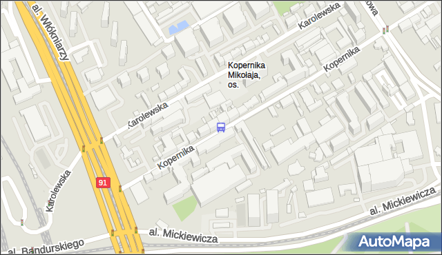 Przystanek Kopernika - Tobaco Park. MPKLodz - Łódź (id 380) na mapie Targeo