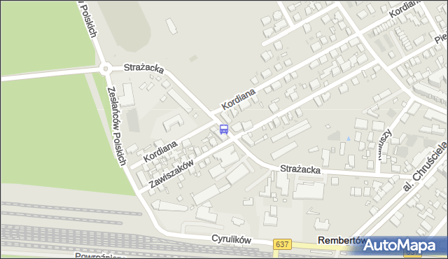Przystanek Kordiana 02. ZTM Warszawa - Warszawa (id 208202) na mapie Targeo