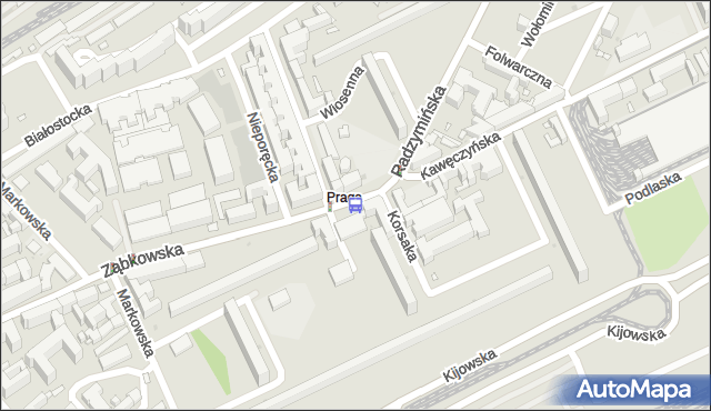Przystanek Korsaka 02. ZTM Warszawa - Warszawa (id 103302) na mapie Targeo