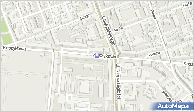 Przystanek Koszykowa 01. ZTM Warszawa - Warszawa (id 708901) na mapie Targeo