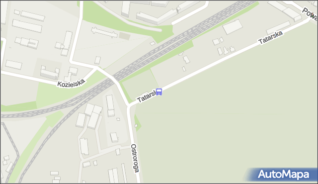 Przystanek Kozielska 02. ZTM Warszawa - Warszawa (id 512302) na mapie Targeo
