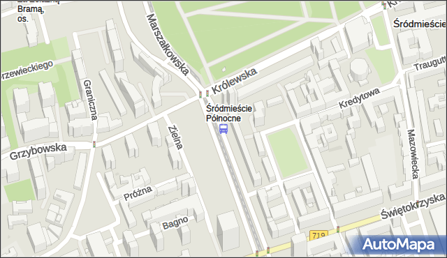Przystanek Królewska 02. ZTM Warszawa - Warszawa (id 701502) na mapie Targeo