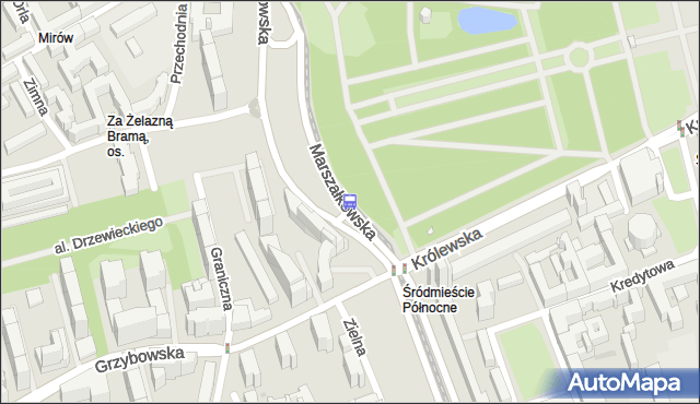 Przystanek Królewska 06. ZTM Warszawa - Warszawa (id 701506) na mapie Targeo