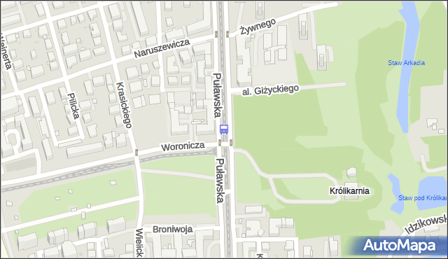 Przystanek Królikarnia 03. ZTM Warszawa - Warszawa (id 300703) na mapie Targeo