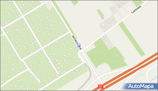Przystanek Łanowa 01. ZTM Warszawa - Warszawa (id 426501) na mapie Targeo