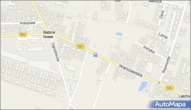 Przystanek Latchorzew 01. ZTM Warszawa - Warszawa (id 514501) na mapie Targeo
