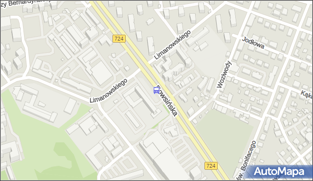 Przystanek Limanowskiego 01. ZTM Warszawa - Warszawa (id 306301) na mapie Targeo