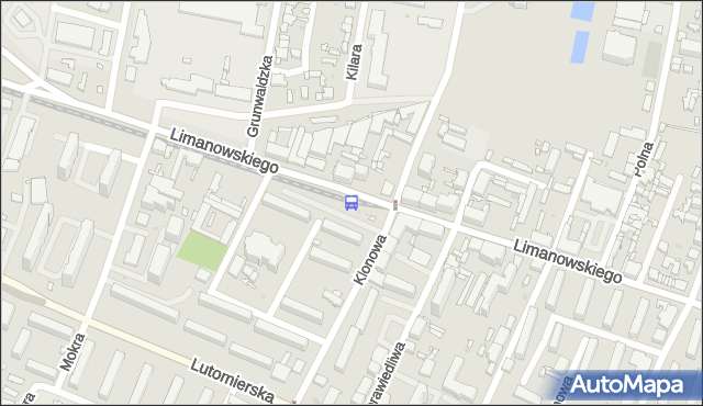 Przystanek Limanowskiego - Klonowa. MPKLodz - Łódź (id 440) na mapie Targeo