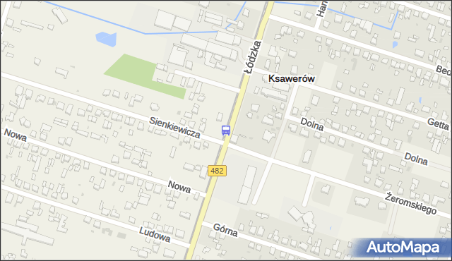 Przystanek Łódzka - Teklin. MPKLodz - Łódź (id 3150) na mapie Targeo