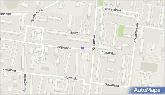 Przystanek Łojewska 03. ZTM Warszawa - Warszawa (id 115303) na mapie Targeo