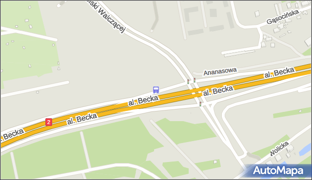 Przystanek Małe Siekierki 01. ZTM Warszawa - Warszawa (id 332301) na mapie Targeo