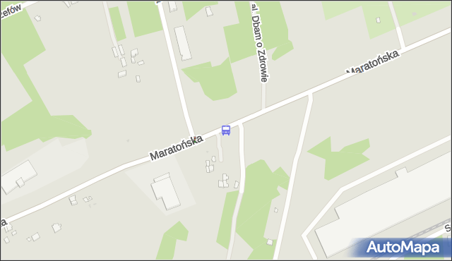 Przystanek Maratońska - Golfowa. MPKLodz - Łódź (id 538) na mapie Targeo