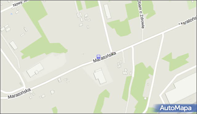 Przystanek Maratońska - Golfowa. MPKLodz - Łódź (id 554) na mapie Targeo