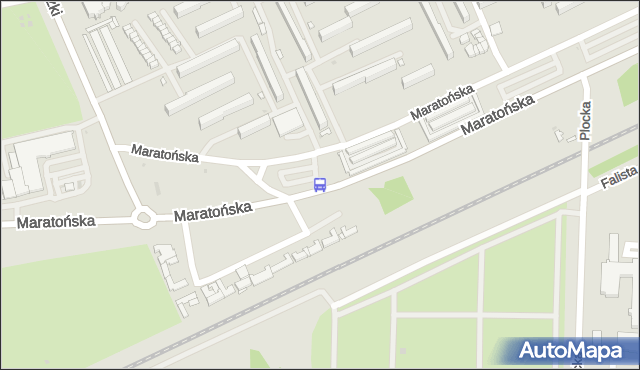 Przystanek Maratońska - Maratońska 91 NŻ. MPKLodz - Łódź (id 548) na mapie Targeo