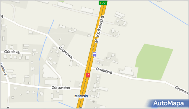Przystanek Marysin 01. ZTM Warszawa - Warszawa (id 407201) na mapie Targeo