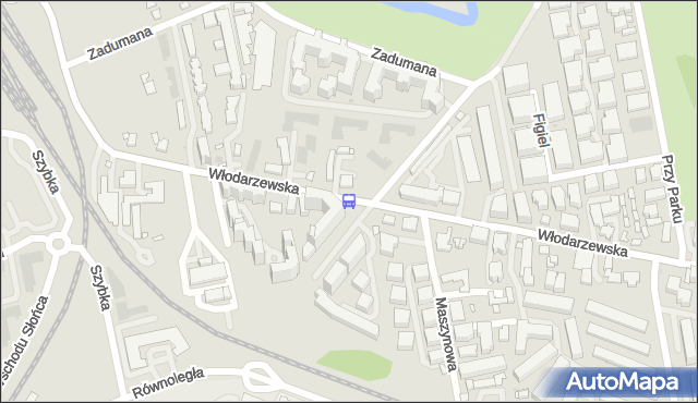 Przystanek Maszynowa 01. ZTM Warszawa - Warszawa (id 431201) na mapie Targeo