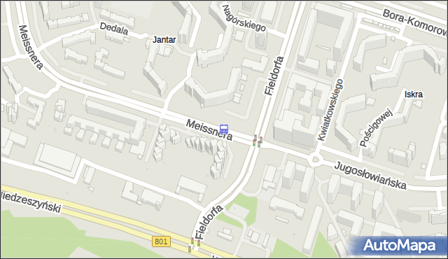 Przystanek Meissnera 03. ZTM Warszawa - Warszawa (id 231303) na mapie Targeo