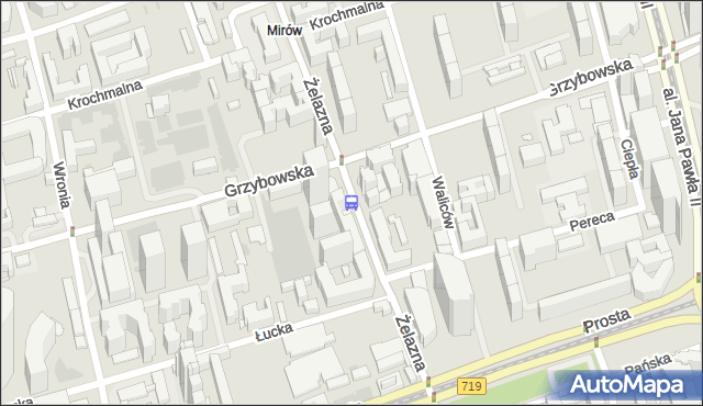 Przystanek Mennica 03. ZTM Warszawa - Warszawa (id 503603) na mapie Targeo