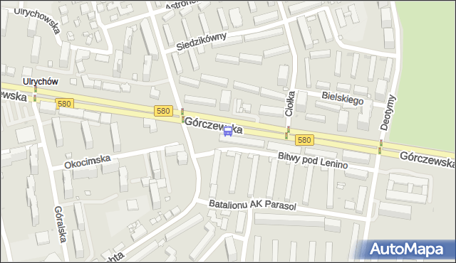 Przystanek Metro Księcia Janusza 01. ZTM Warszawa - Warszawa (id 503001) na mapie Targeo
