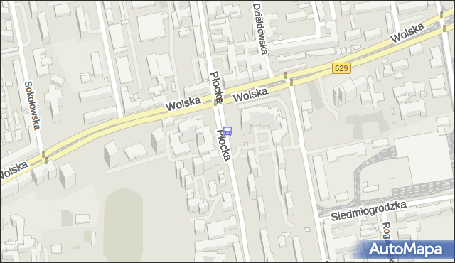 Przystanek Metro Płocka 06. ZTM Warszawa - Warszawa (id 500506) na mapie Targeo