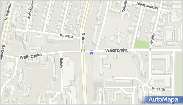 Przystanek Metro Służew 01. ZTM Warszawa - Warszawa (id 327901) na mapie Targeo