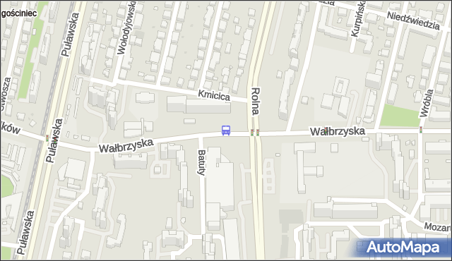 Przystanek Metro Służew 02. ZTM Warszawa - Warszawa (id 327902) na mapie Targeo