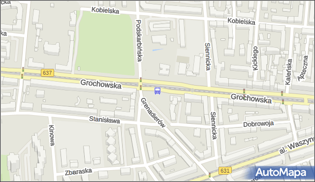 Przystanek Międzyborska 02. ZTM Warszawa - Warszawa (id 200602) na mapie Targeo