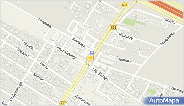 Przystanek Na Skraju 02. ZTM Warszawa - Warszawa (id 401902) na mapie Targeo