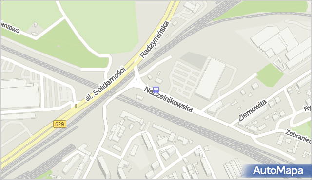 Przystanek Naczelnikowska 01. ZTM Warszawa - Warszawa (id 103501) na mapie Targeo