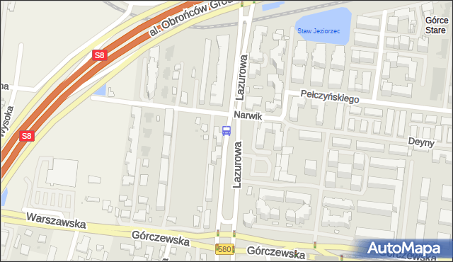 Przystanek Narwik 01. ZTM Warszawa - Warszawa (id 505101) na mapie Targeo