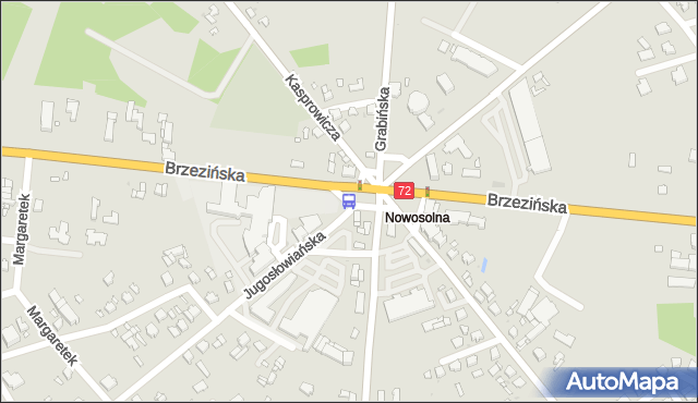 Przystanek Nowosolna. MPKLodz - Łódź (id 71) na mapie Targeo