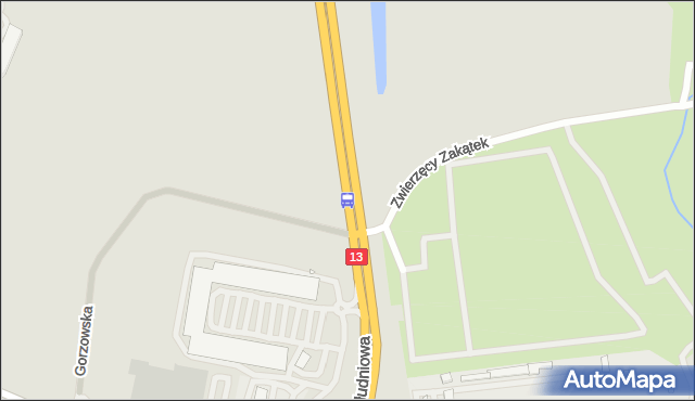 Przystanek Ogrody „Górki Ustowskie” nż 11. ZDiTM Szczecin - Szczecin (id 25011) na mapie Targeo