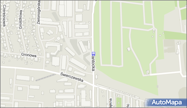 Przystanek Ogrody „Santocka” nż 12. ZDiTM Szczecin - Szczecin (id 35212) na mapie Targeo