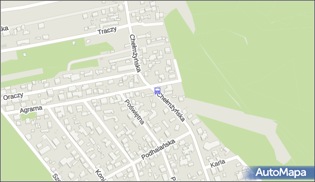 Przystanek Oraczy 02. ZTM Warszawa - Warszawa (id 207302) na mapie Targeo