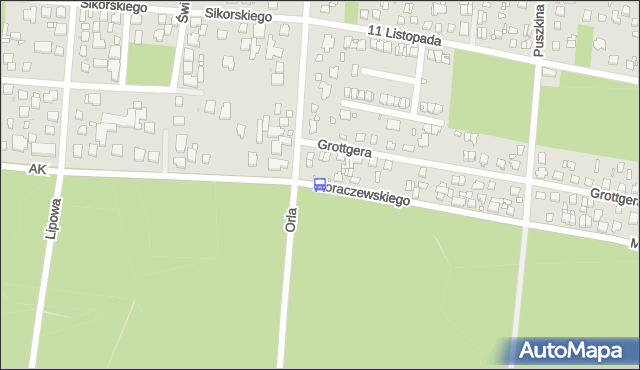 Przystanek Orla 01. ZTM Warszawa - Warszawa (id 228601) na mapie Targeo