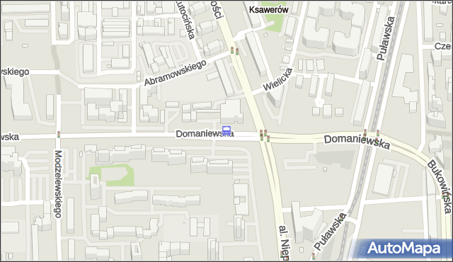 Przystanek os.Domaniewska 04. ZTM Warszawa - Warszawa (id 311104) na mapie Targeo