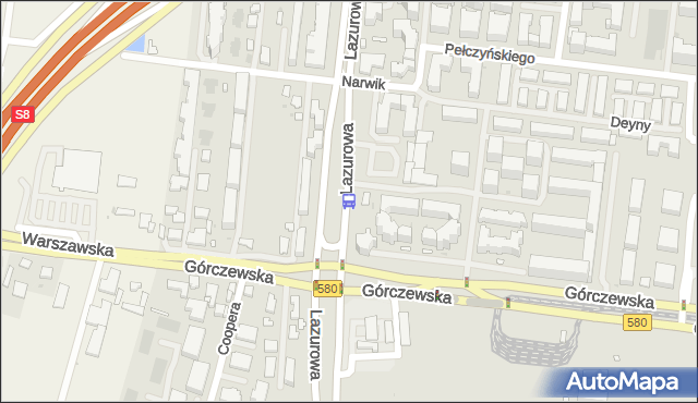 Przystanek os.Górczewska 02. ZTM Warszawa - Warszawa (id 505002) na mapie Targeo