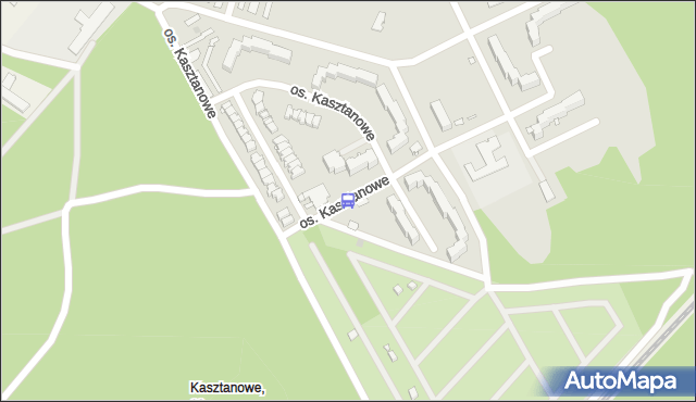 Przystanek Osiedle Kasztanowe 11. ZDiTM Szczecin - Szczecin (id 72411) na mapie Targeo