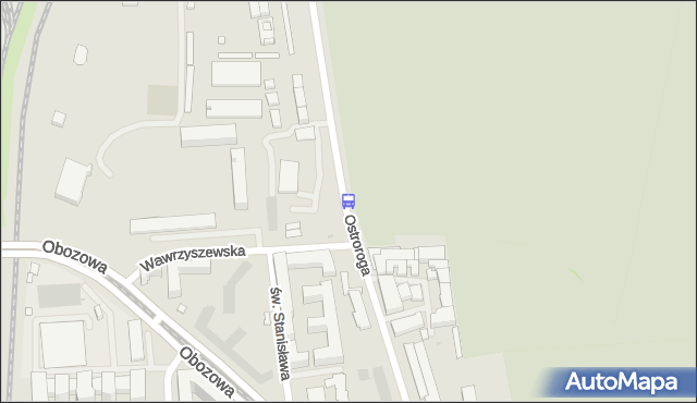 Przystanek Ostroroga 02. ZTM Warszawa - Warszawa (id 512402) na mapie Targeo