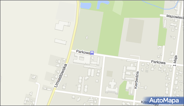 Przystanek Parkowa 02. ZTM Warszawa - Warszawa (id 513402) na mapie Targeo