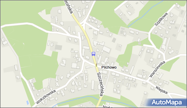 Przystanek Pilchowo Kościół 12. ZDiTM Szczecin - Szczecin (id 50212) na mapie Targeo