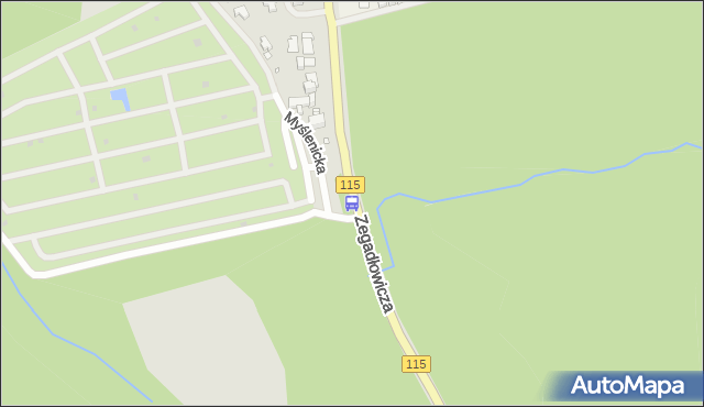 Przystanek Pilchowo Ogrody nż 11. ZDiTM Szczecin - Szczecin (id 31911) na mapie Targeo