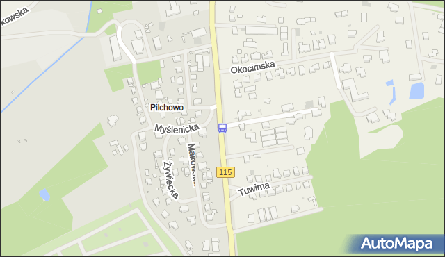 Przystanek Pilchowo Wodociągi 12. ZDiTM Szczecin - Szczecin (id 50112) na mapie Targeo