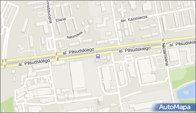 Przystanek Piłsudskiego - Konstytucyjna (Wi-Ma). MPKLodz - Łódź (id 744) na mapie Targeo