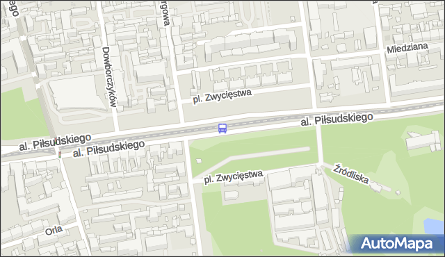 Przystanek Piłsudskiego - Targowa. MPKLodz - Łódź (id 737) na mapie Targeo
