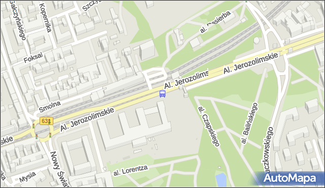 Przystanek PKP Powiśle 01. ZTM Warszawa - Warszawa (id 706801) na mapie Targeo