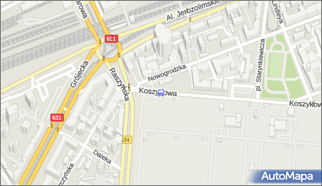 Przystanek pl.Zawiszy 07. ZTM Warszawa - Warszawa (id 400107) na mapie Targeo