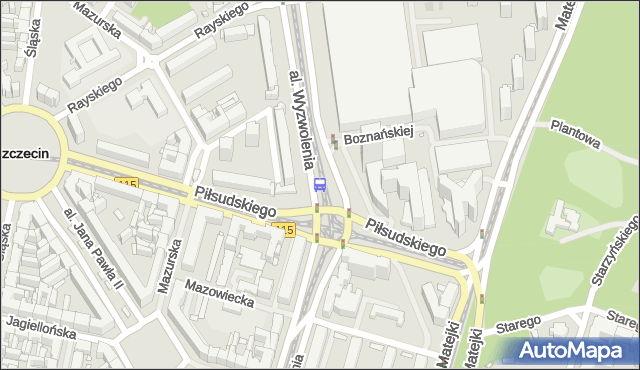 Przystanek Plac Rodła 11. ZDiTM Szczecin - Szczecin (id 11511) na mapie Targeo