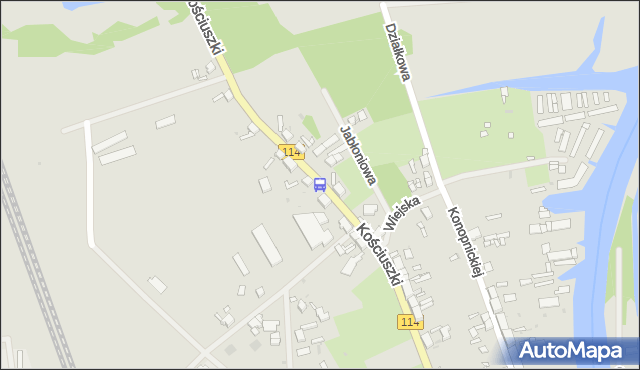 Przystanek Police Dubois nż 11. ZDiTM Szczecin - Szczecin (id 54111) na mapie Targeo