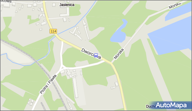 Przystanek Police Jasienica Krzyżówka nż 11. ZDiTM Szczecin - Szczecin (id 54811) na mapie Targeo